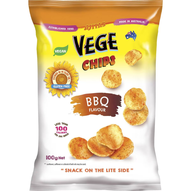 Ajitas Vege Chips Barbeque 100g