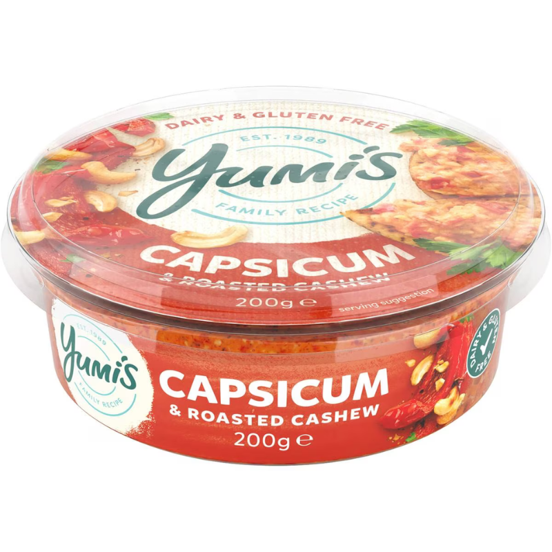 Yumi's Spicy Capsicum & Cashew Dip 200g