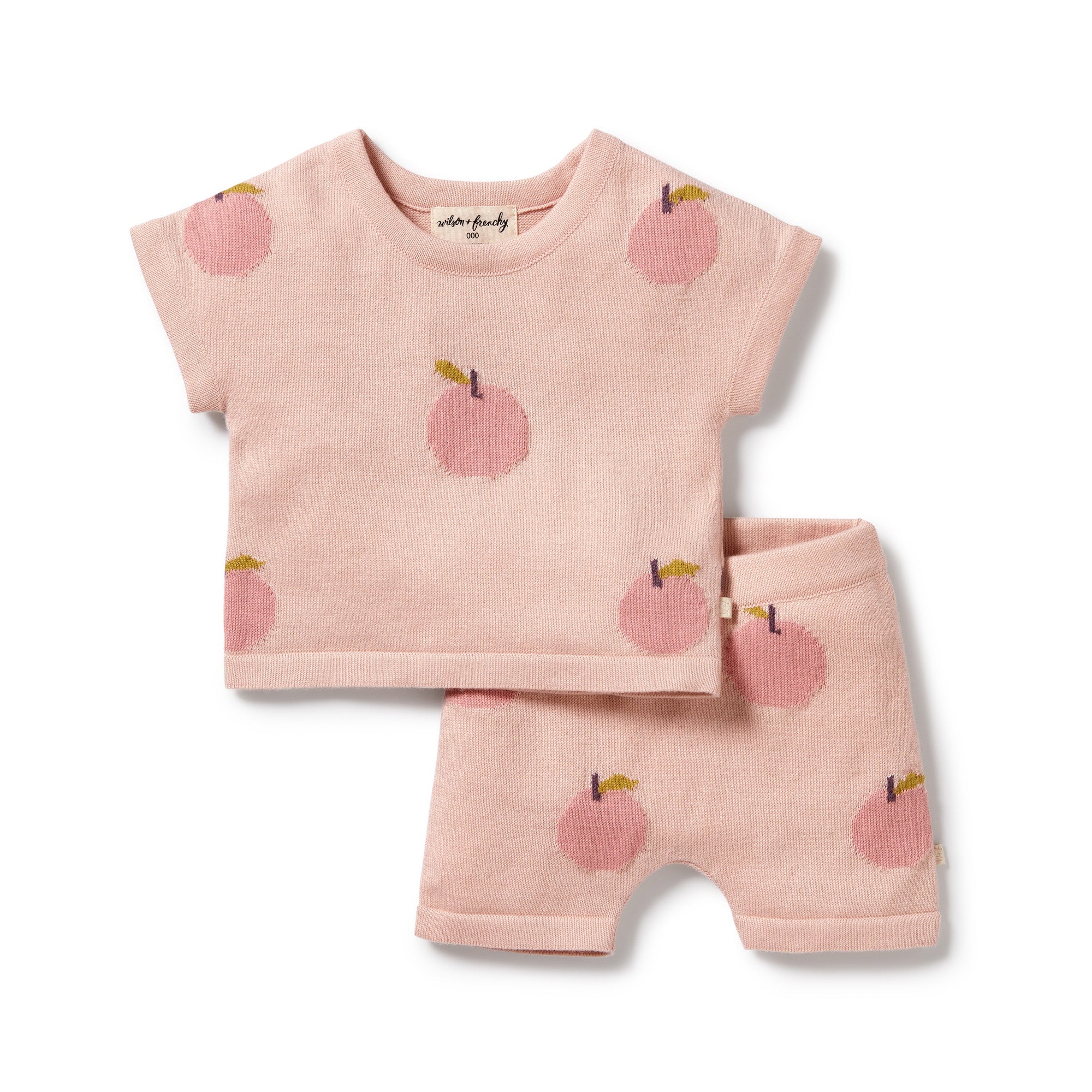 Wilson and Frenchy Organic Just Peachy Knitted Set 18-24mths