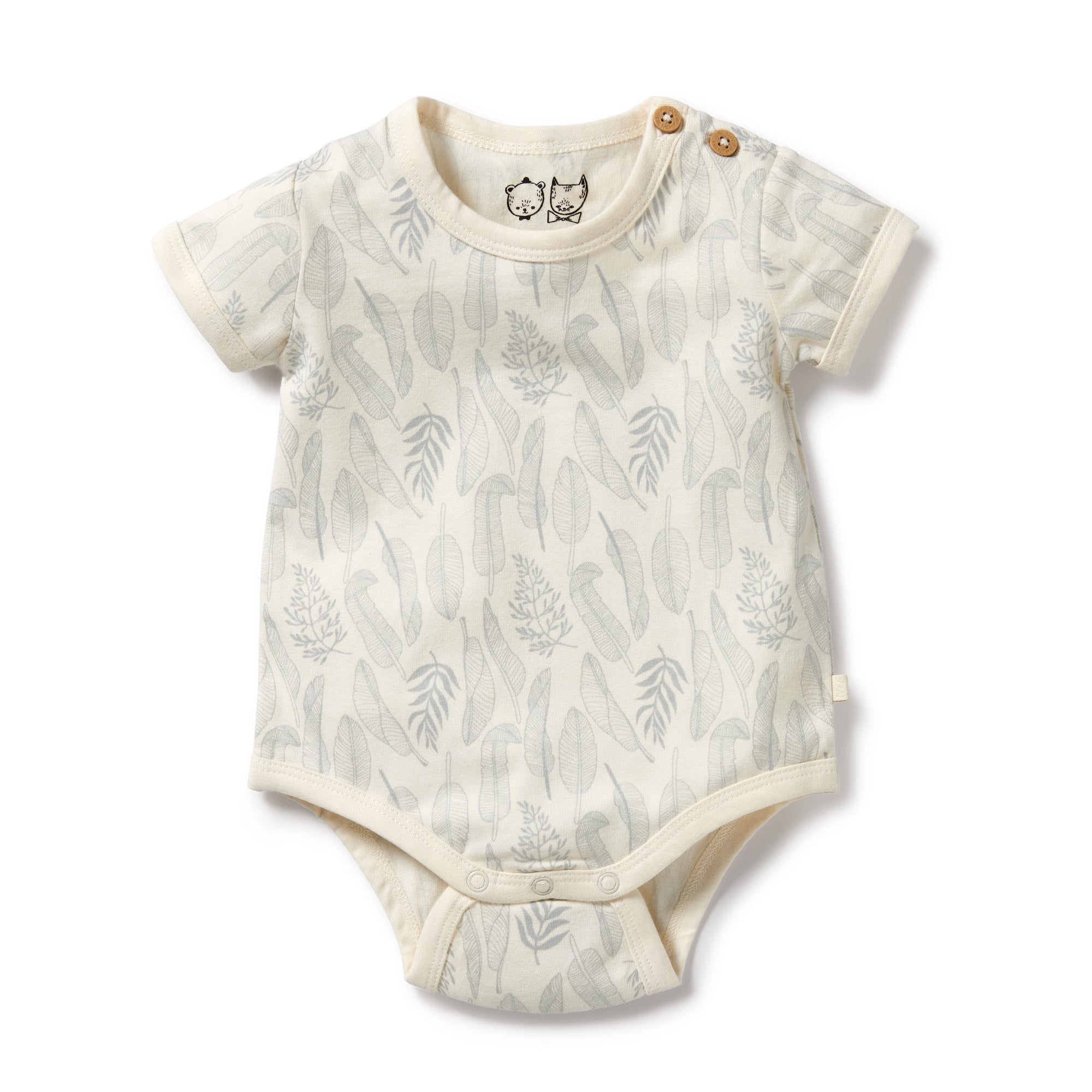 Wilson and Frenchy Organic New Leaf Bodysuit 3-6mths