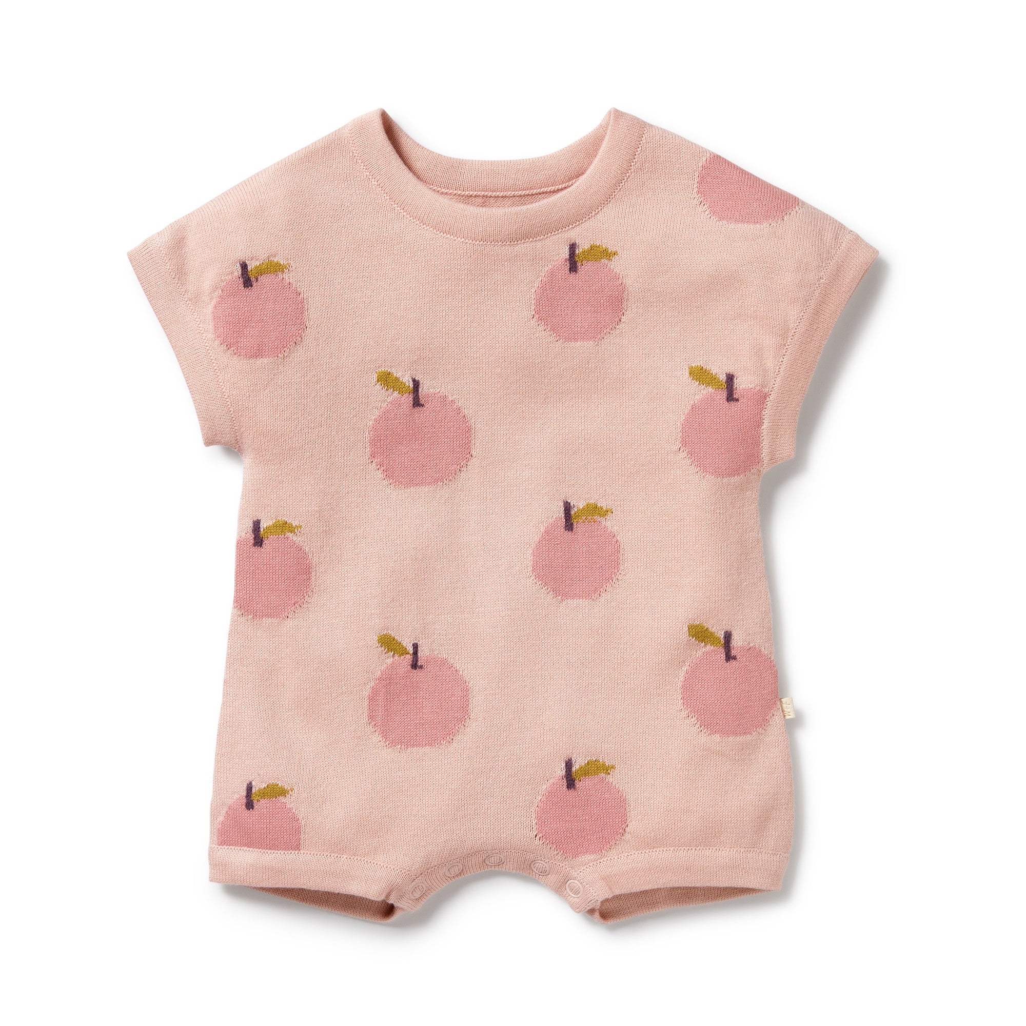 Wilson and Frenchy Organic Just Peachy Knitted Growsuit 3-6mths