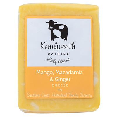 Kenilworth Dairies Mango, Macadamia & Ginger Cheese 165g