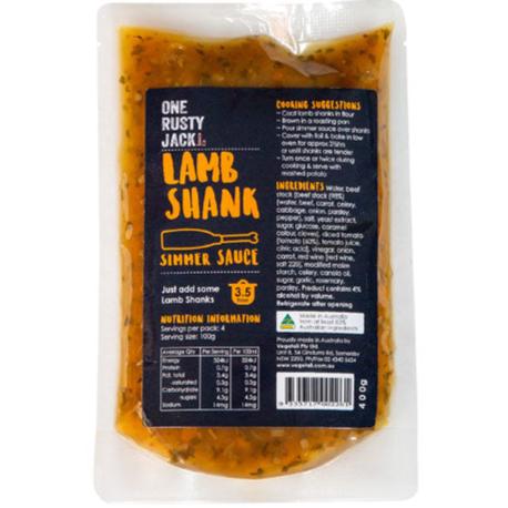 One Rusty Jack Lamb Shank Simmer Sauce 400g