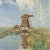 Windmill - Luncheon Napkin