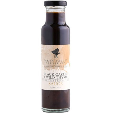Yarra Valley Preserves Black Garlic & Wild Thyme Worcestershire Sauce 250ml