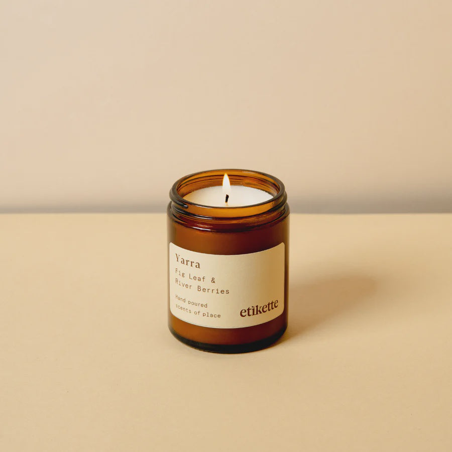 Etikette Candle Yarra in Fig Leaf & River Berries 175ml