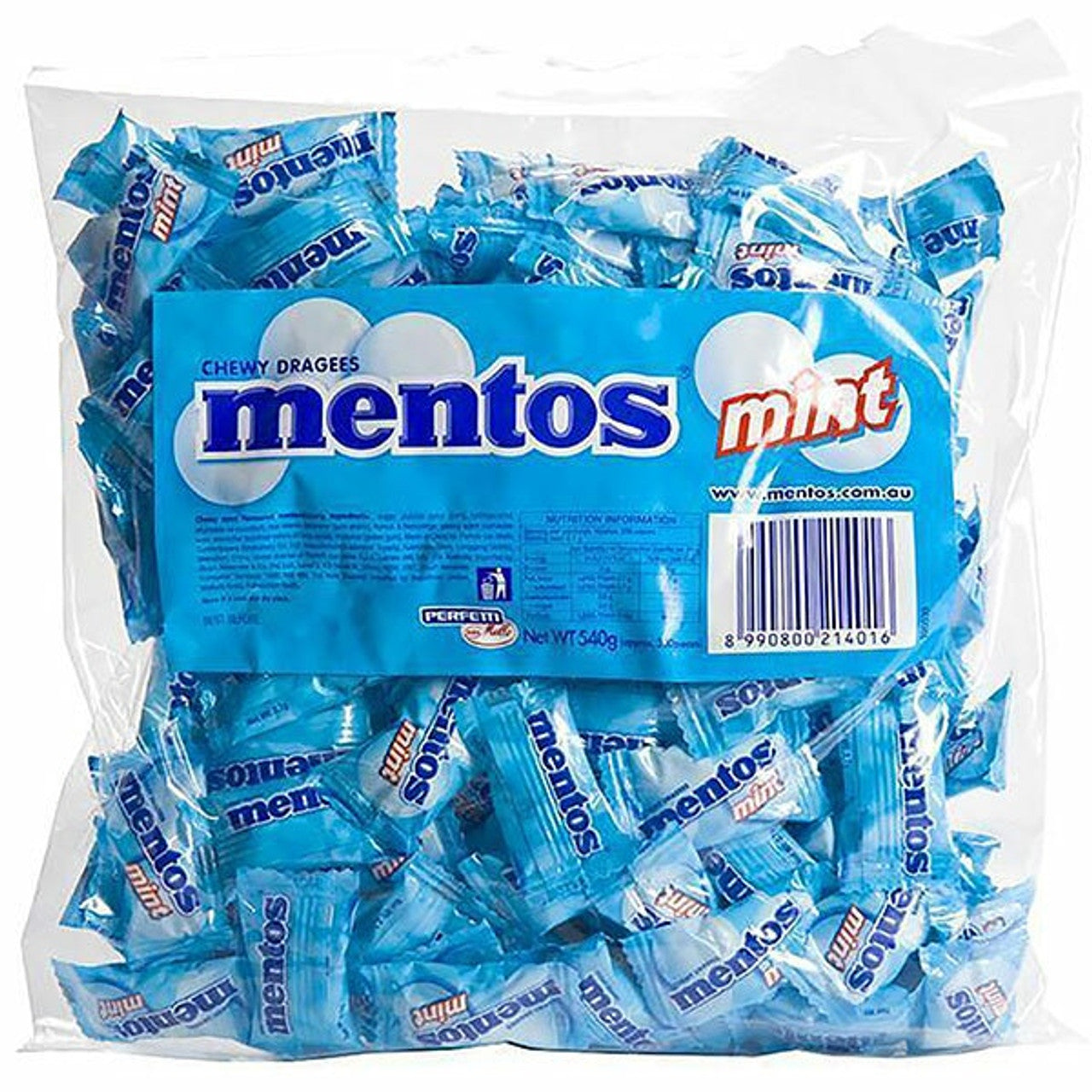 ** WEFM Preorder Only**  Mentos Pillowpack  Mint  540g 200pk