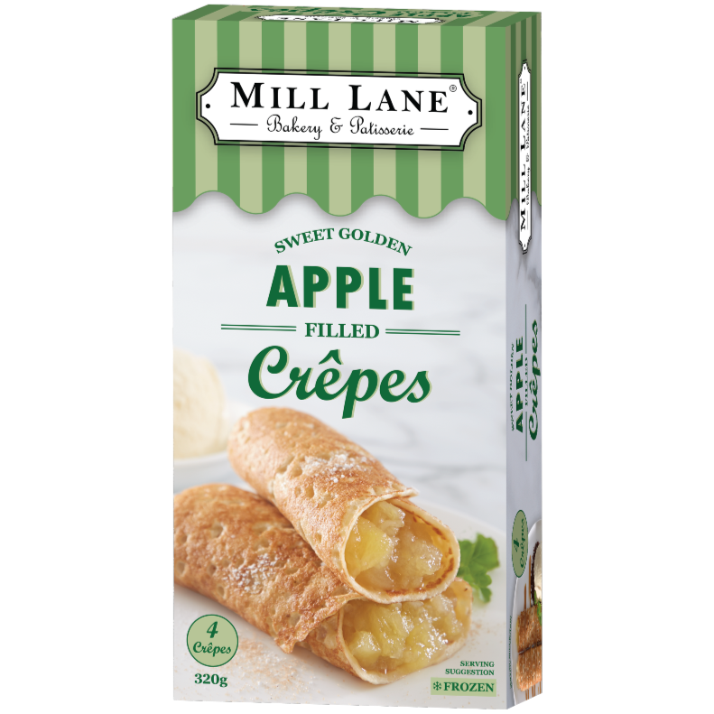 Mill Lane Apple Filled Crepes 4pk 320g