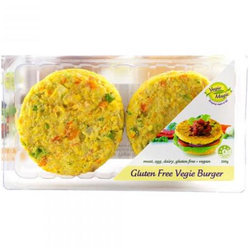 Vegie Magic Burger Gluten Free Veggie (2pk) 400g