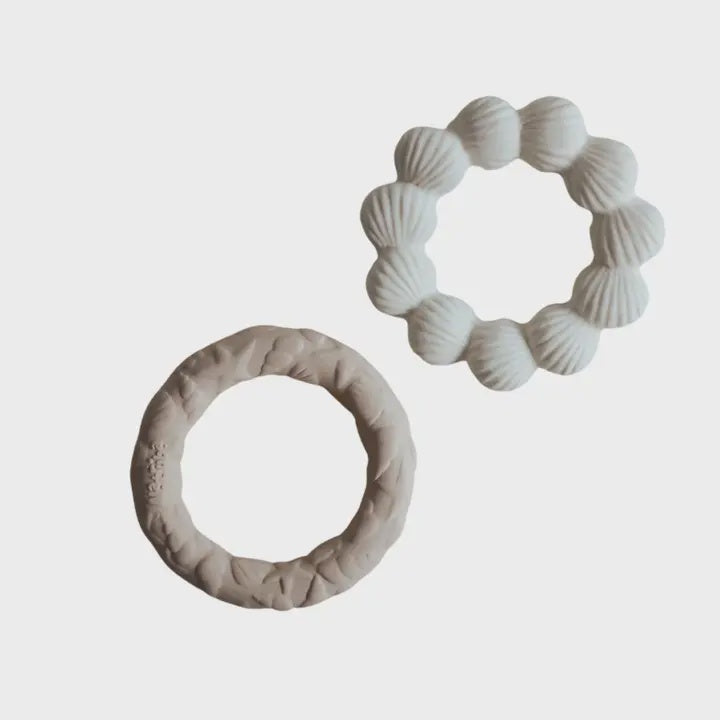 Natruba 2pack Shell & Ocean Ring Mix