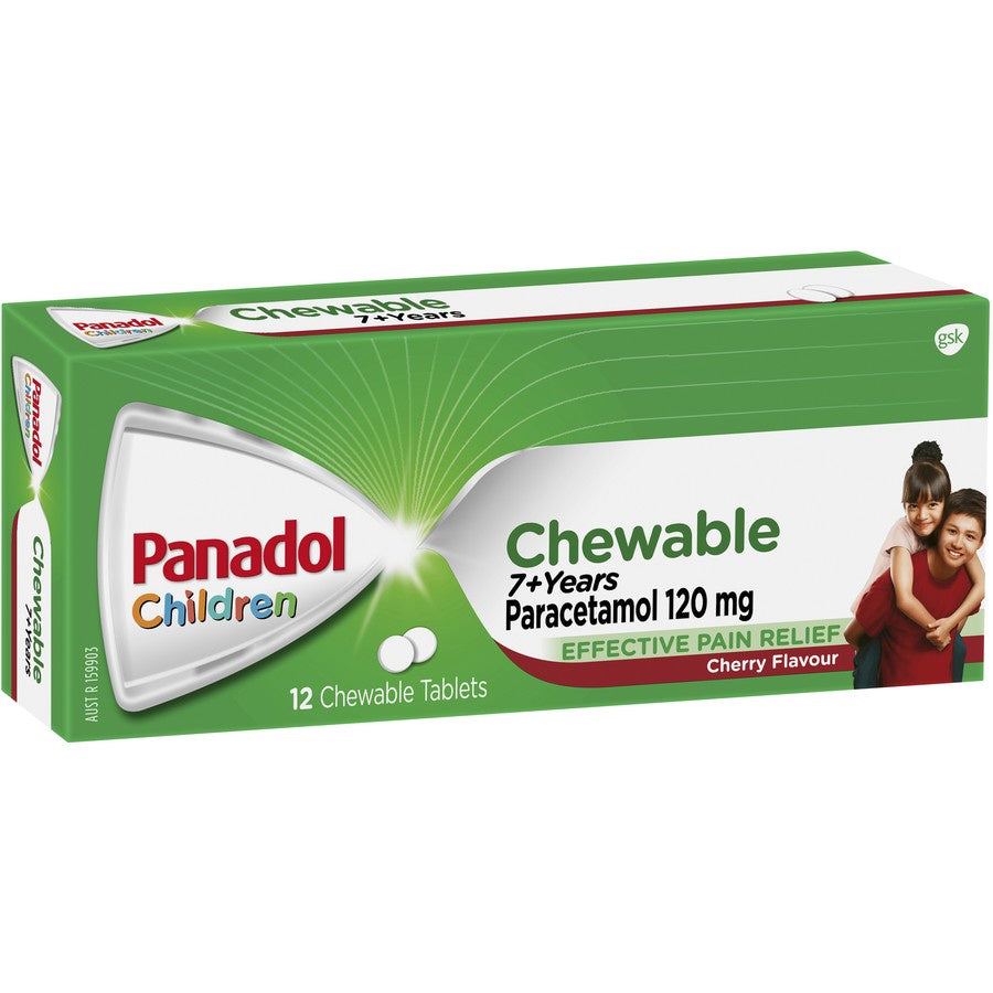 Panadol Children Chewable Tablet 120mg -12pk