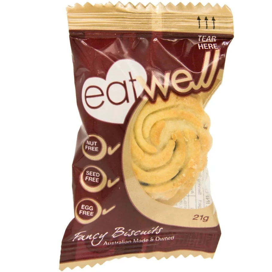 Eatwell Fancy Anzac And Choc Chip Biscuits 21g 2pc 100PK
