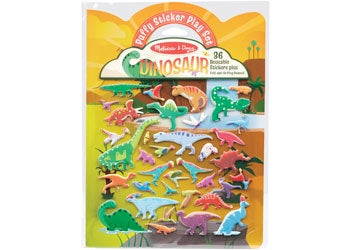 Melissa & Doug Reusable Puffy Sticker Play Set - Dinosaurs