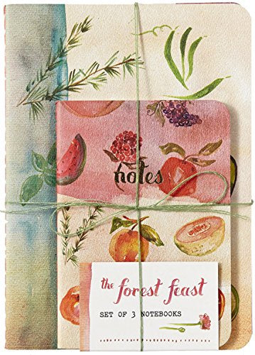 Forest Feast Set 3 Notebooks