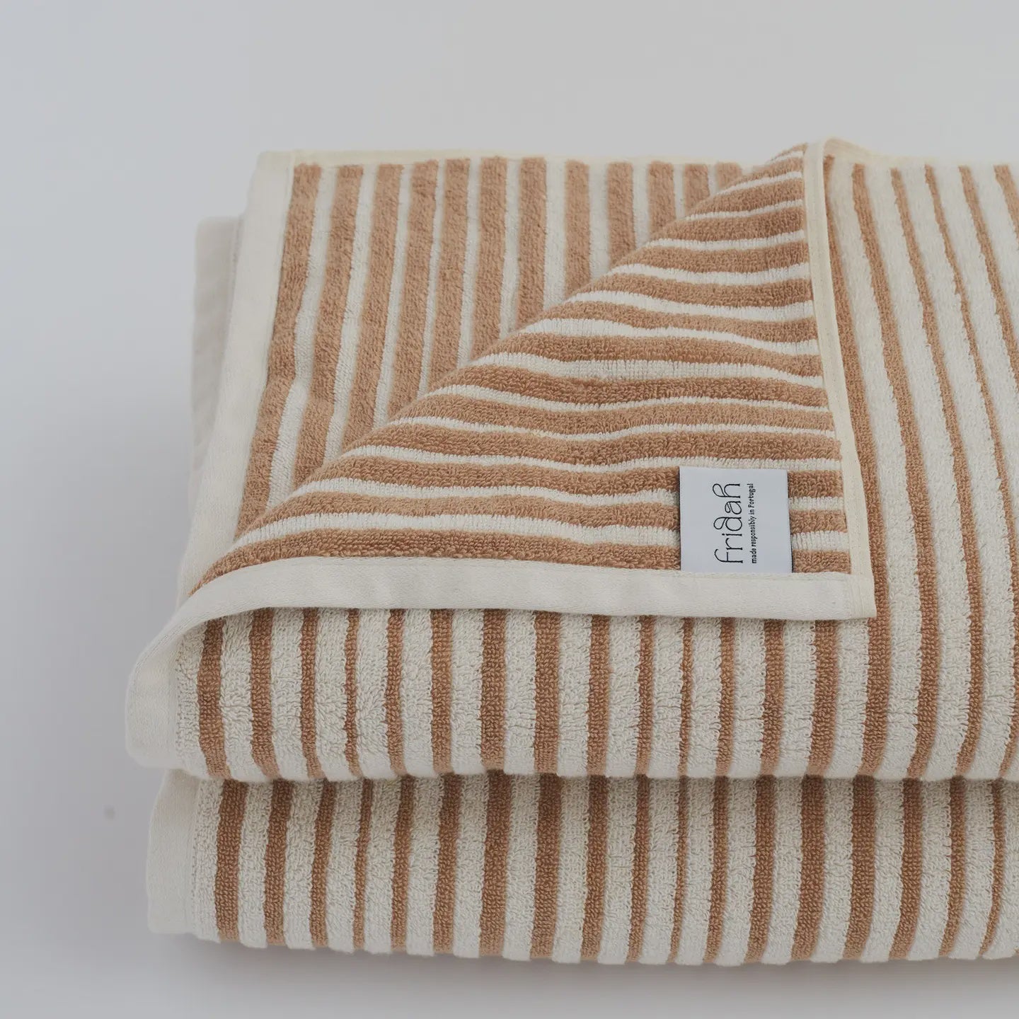 Fridah Hand Towel Salento Stripe Stone