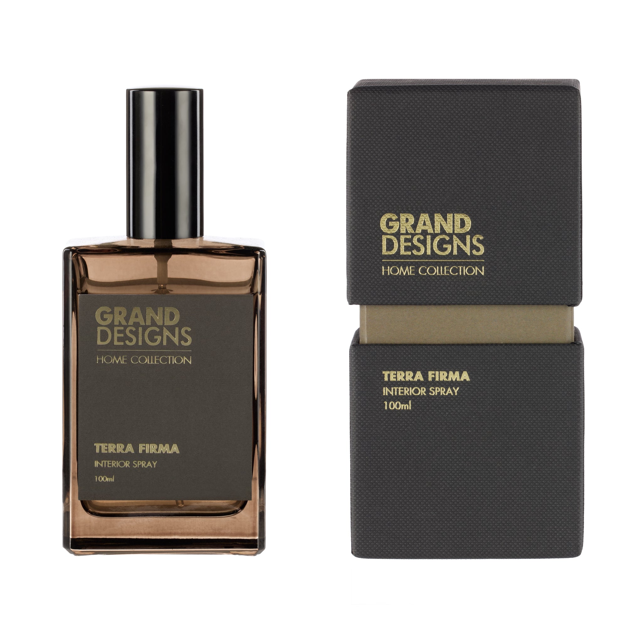 Grand Designs Terra Firma Scented Interior Spray 100ml Black