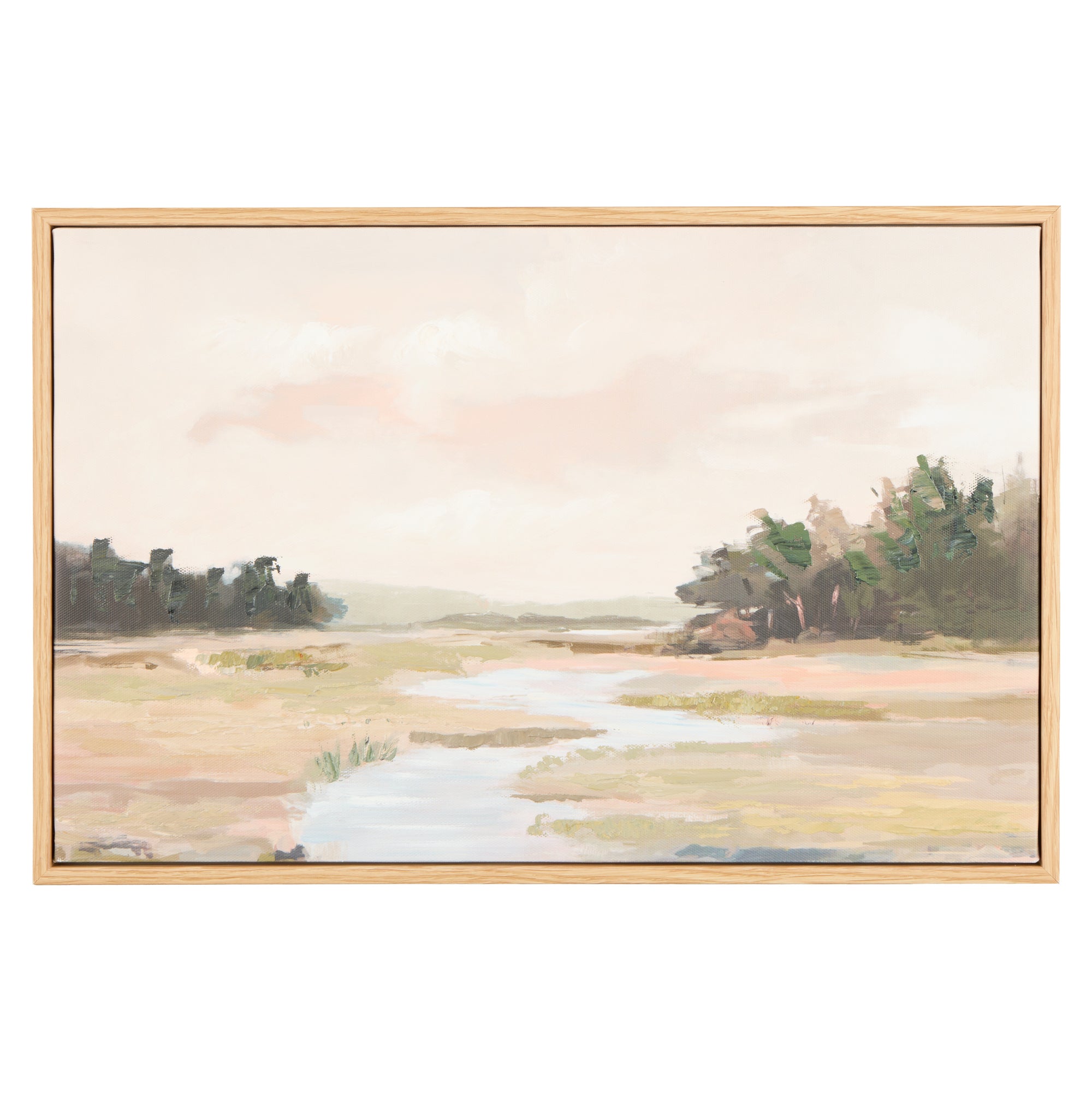 Society Home Swansea Hand Painted Wall Art Multi-Coloured 45x2x30cm