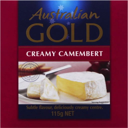 Australian Gold Creamy Camembert 115g