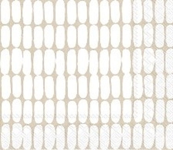 Marimekko Alku White Beige - Cocktail Napkin