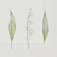 Lily of the Valley - Cream - Luncheon Napkin