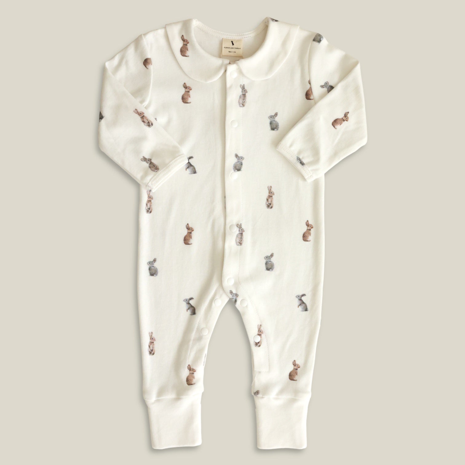 F&T Babygrow Bunny NB