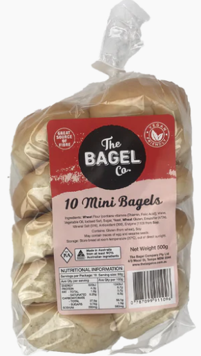 The Bagel Co. Mini Bagels 10pk