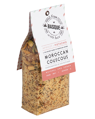 From Basque with Love Moroccan Cous Cous with Apricot & Pistachio  325g