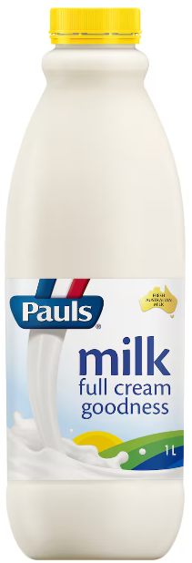 Pauls Full Cream Milk 1L