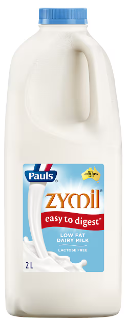 Pauls Zymil Low Fat Milk 2L