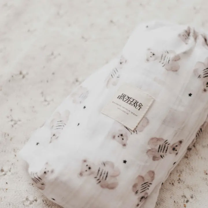 Bencer & Hazelnut Bamboo Muslin Swaddle - Peshal