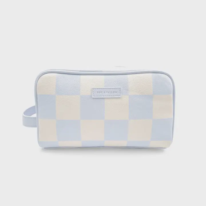 Powder Check Wash Bag