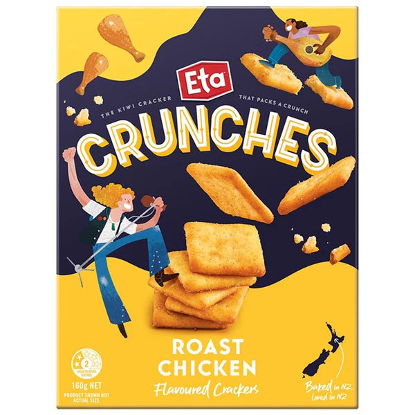 ETA Crunches Roast Chicken 160g