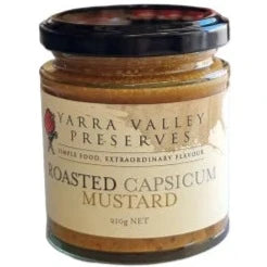 Yarra Valley Preserves Roasted Capsicum Mustard 210g