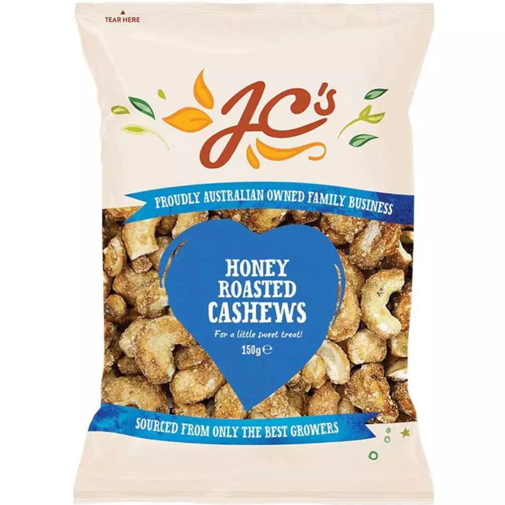 JCs  Cashews  Honey Roasted 150g