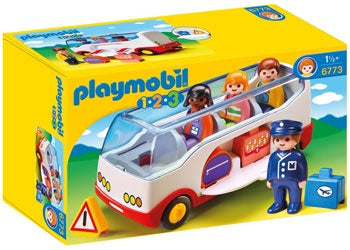 Playmobil - 1.2.3 Airport Shuttle Bus