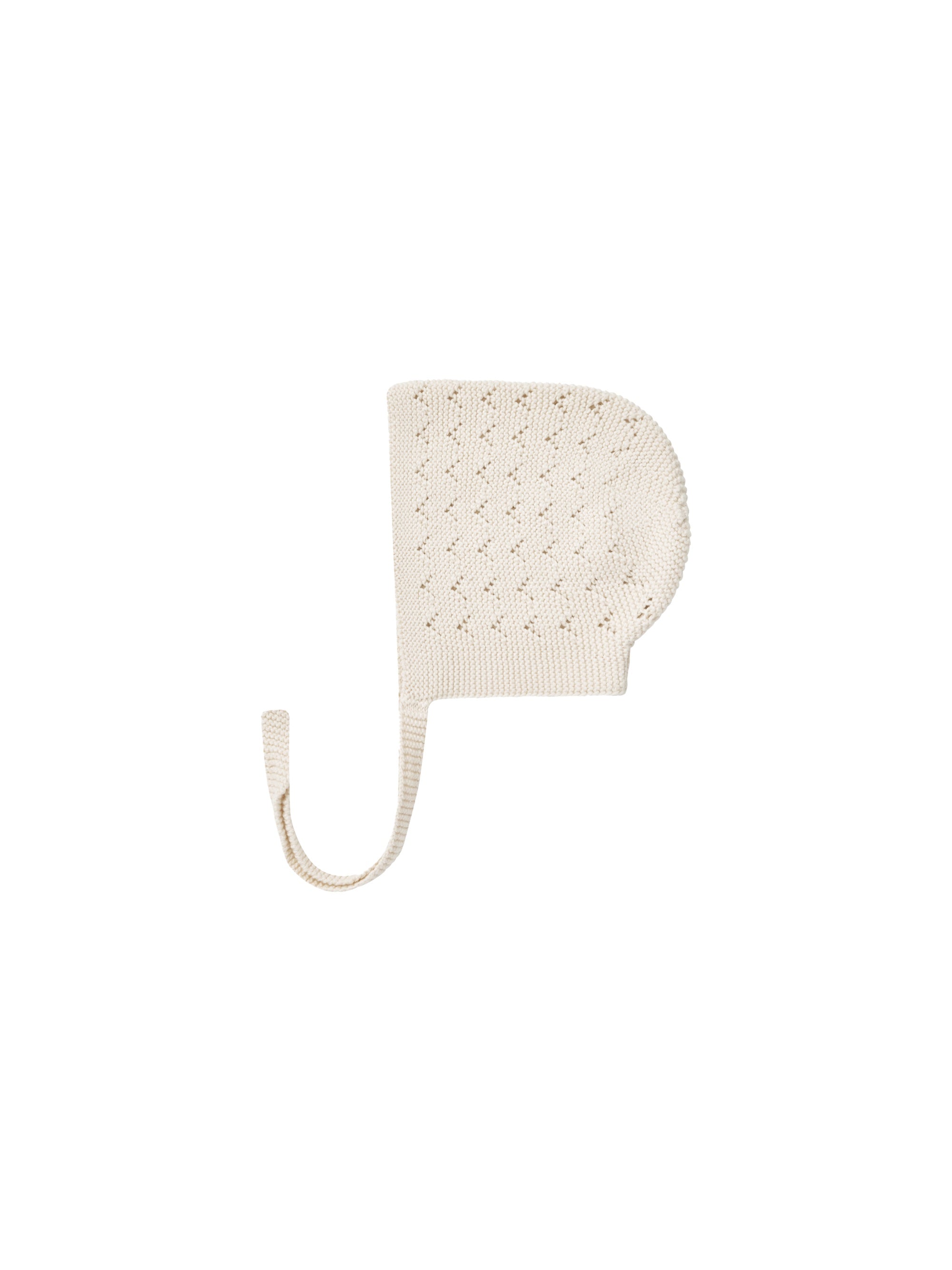 Quincy Mae Baby Bonnet Knit Natural 3-6m