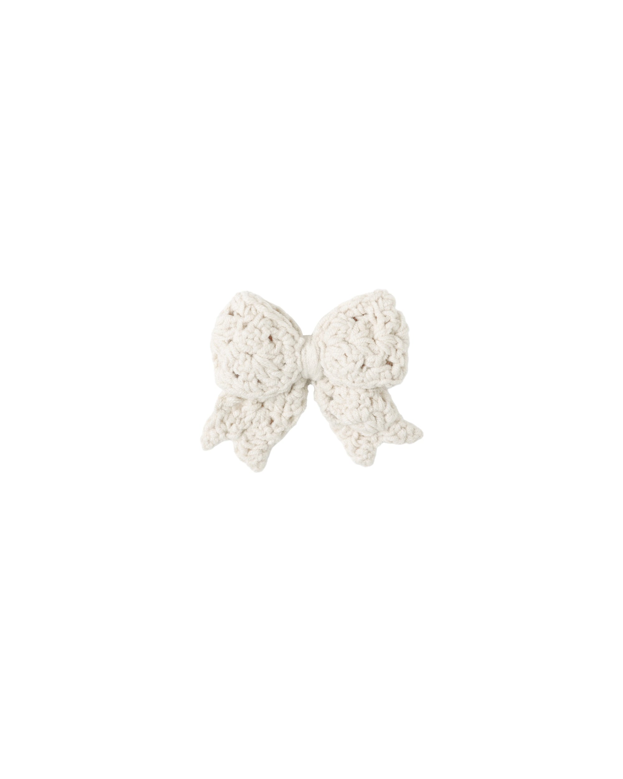 Quincy Mae Crochet Bow Natural