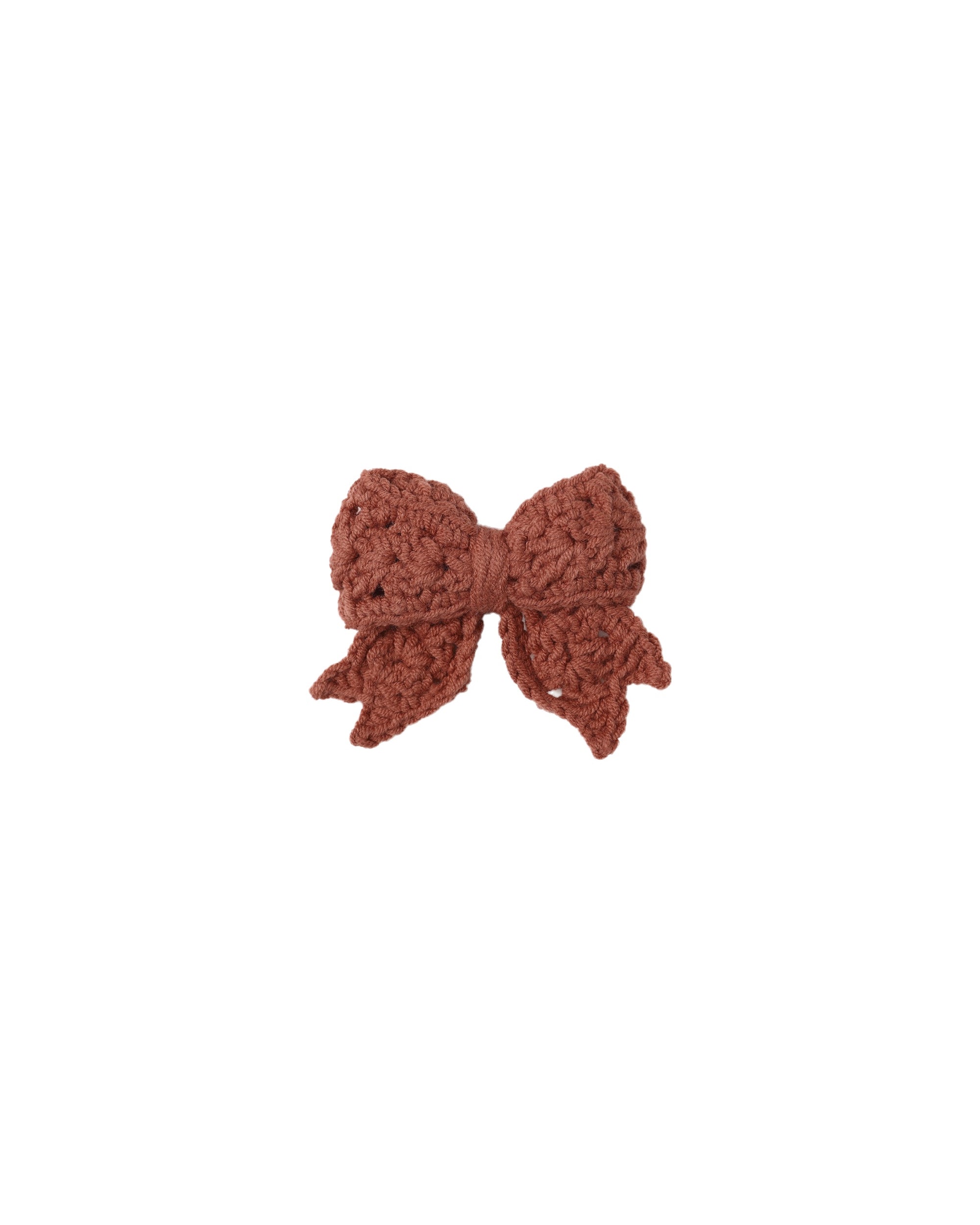Quincy Mae Crochet Bow Cranberry