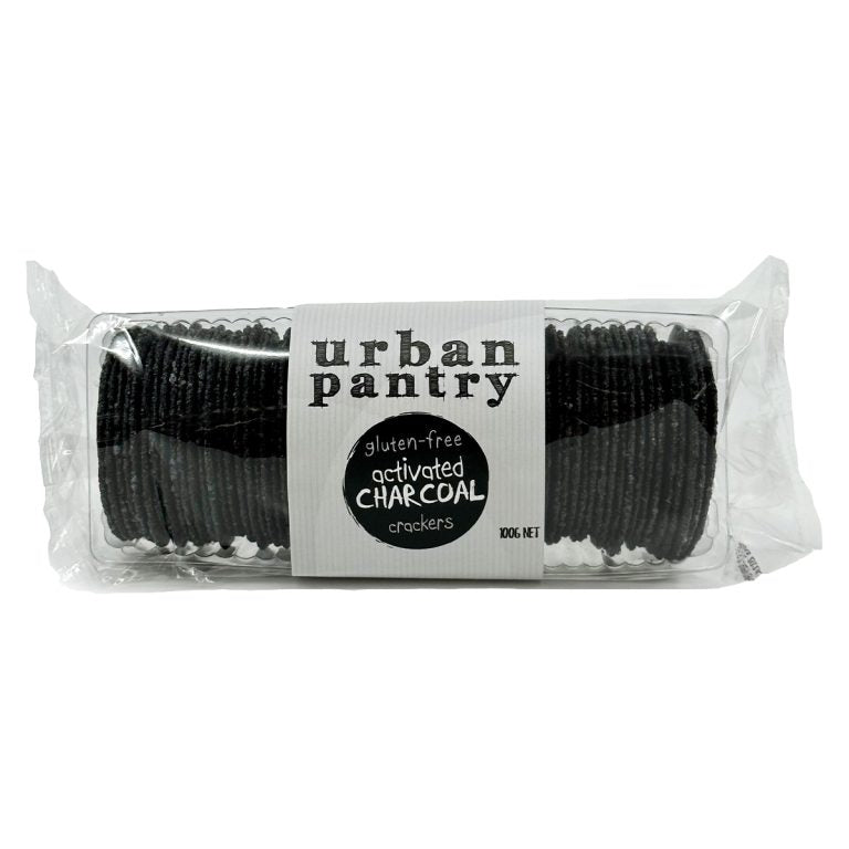 Urban Pantry GF Charcoal Crackers 100g