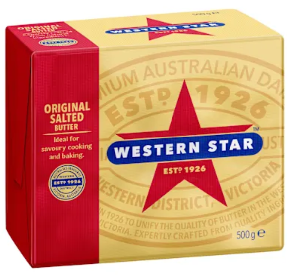 Western Star Salted Butter 500g