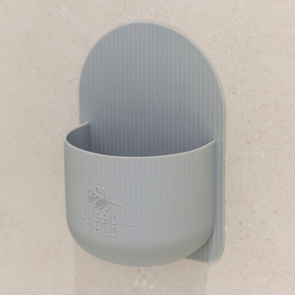 Classical Child Bath Toy Caddy Grey