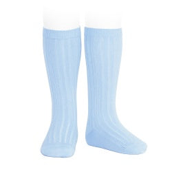 Condor 2016/2 Ribbed Sock Baby Blue Size 0