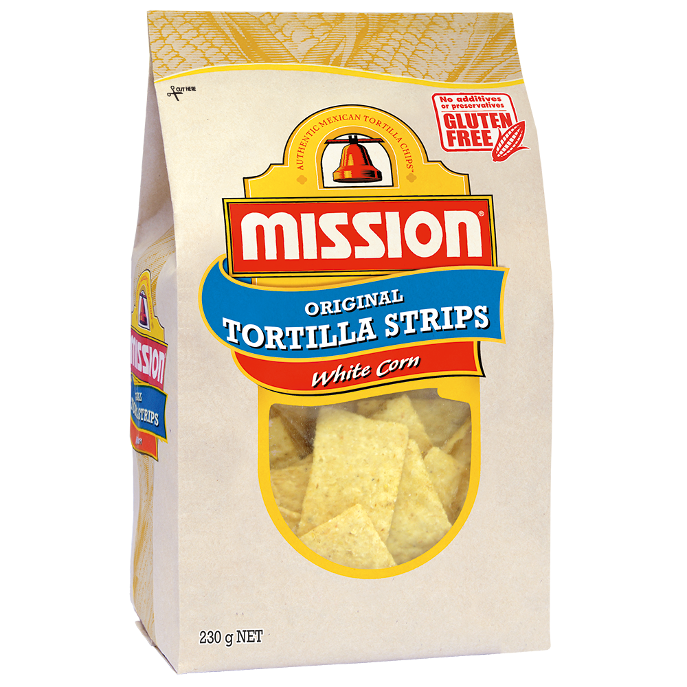 Mission White Corn Tortilla Chips 230g