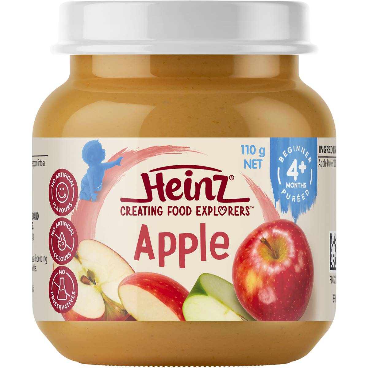 Heinz Puree Apple 4mths 110g
