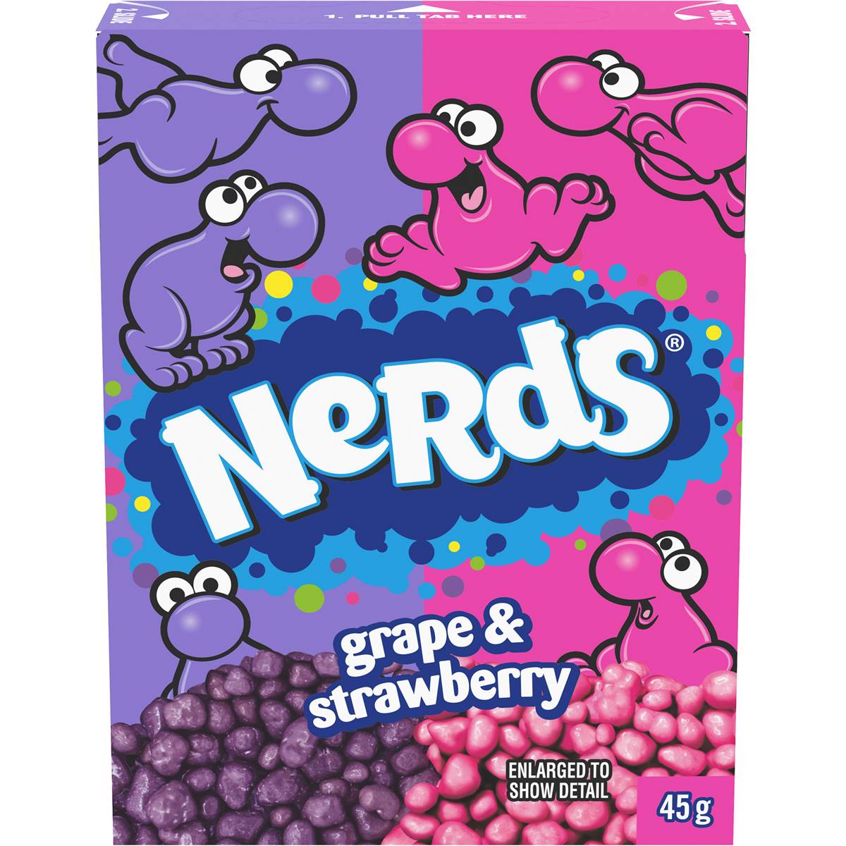 Willy Wonka Nerds Grape Strawberry 46g