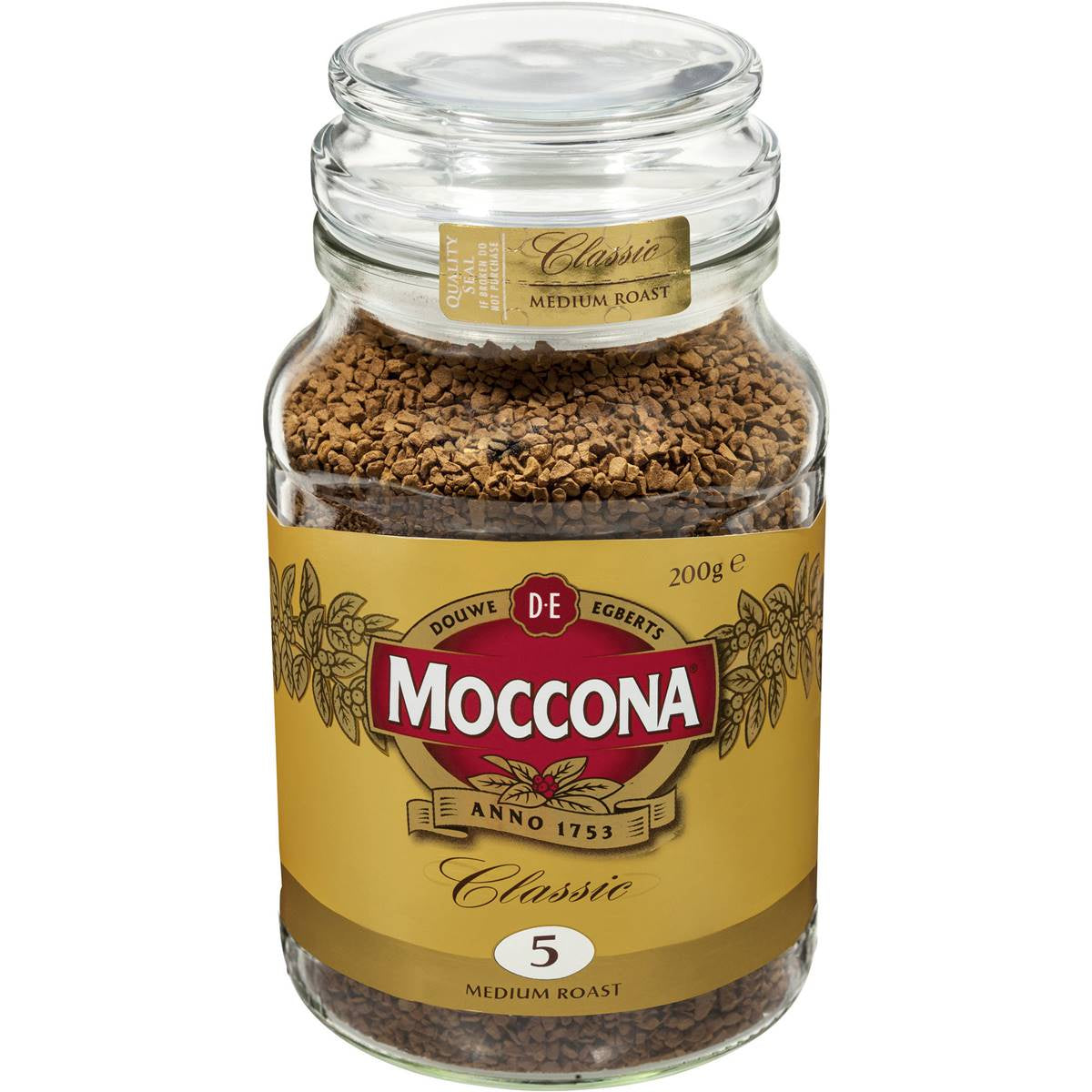 Moccona Freeze Dried Coffee Medium Roast 200g