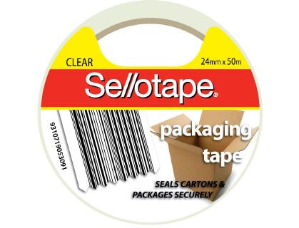 Sellotape Packaging Tape Clear 24mm x 50m