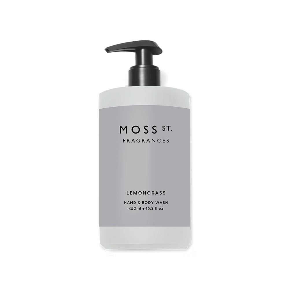 MOSS ST Lemongrass  Hand & Body Wash  450mL