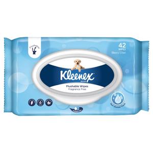 Kleenex Flushable Wipes - Unscented  42pk