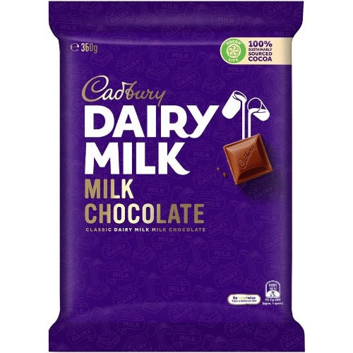 Cadbury Chocolate Block Dairy Milk 360g